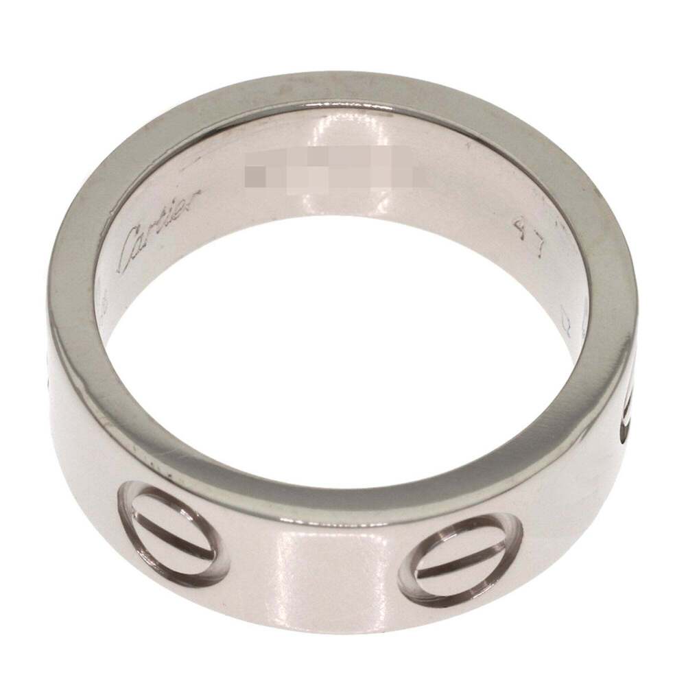 Cartier Love Ring #47, 18K White Gold, Women's Ring, CARTIER - Picture 4 of 7